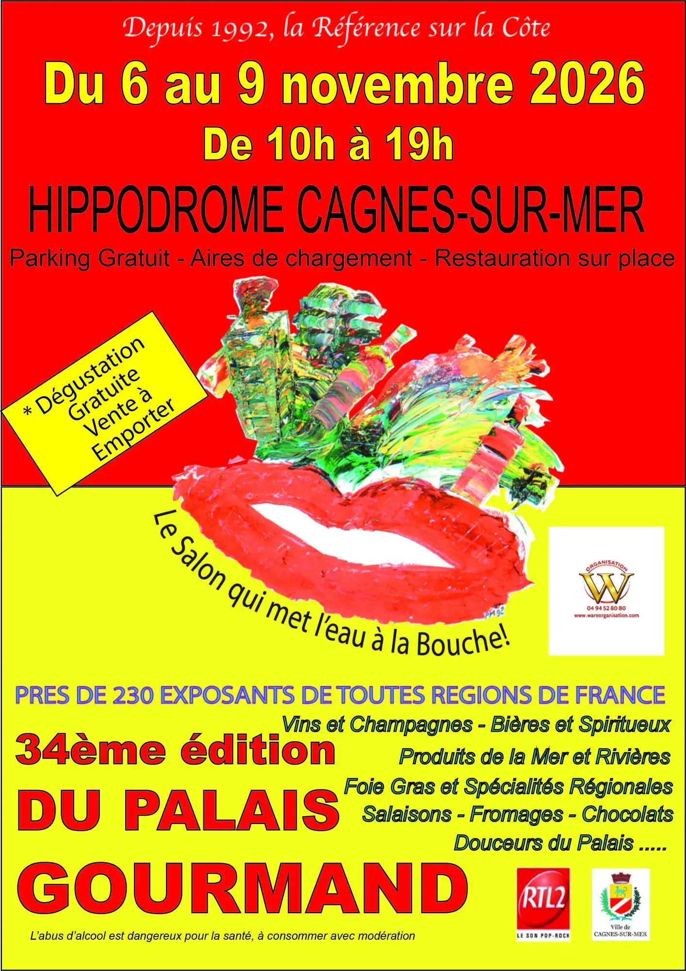 salon palais gourmand à Cagnes sur Mer - 34ème salon